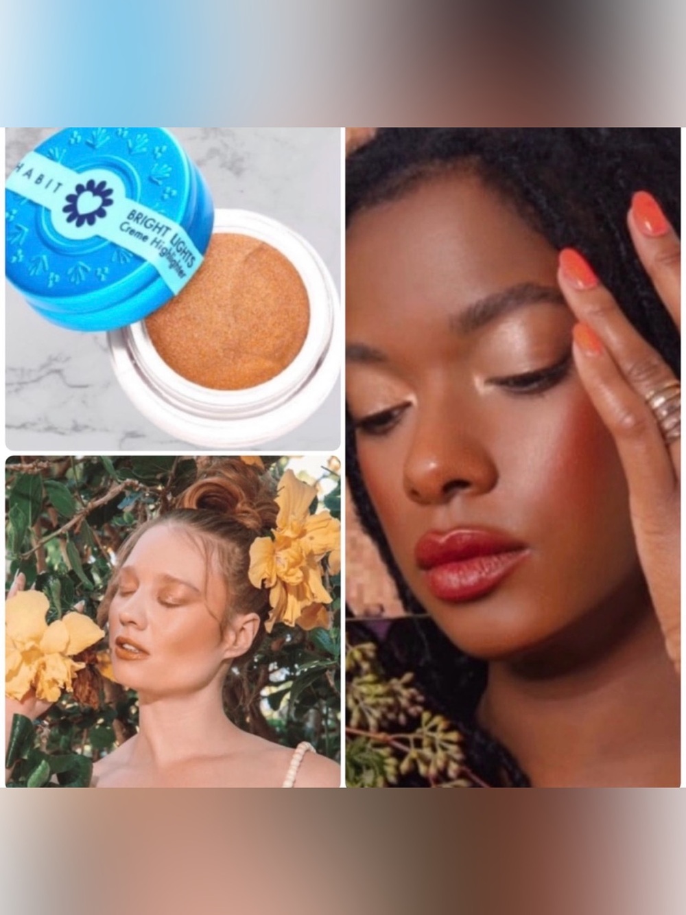 Habit Cosmetics Multi-Use Cream Highlighter in Gatsby (Lips, Cheeks, Eyelids)